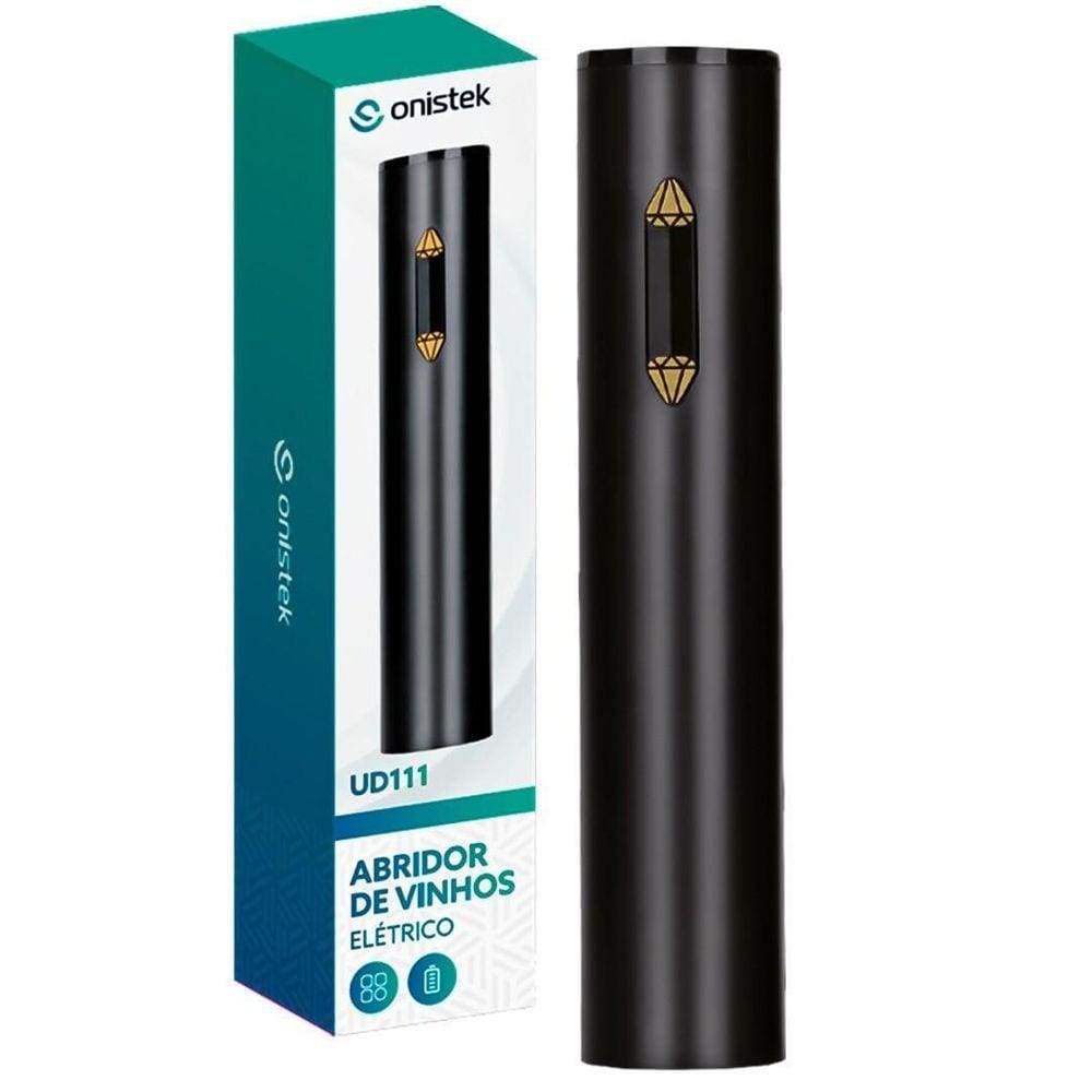 Abridor De Vinho Eletrico Em Aço Inox