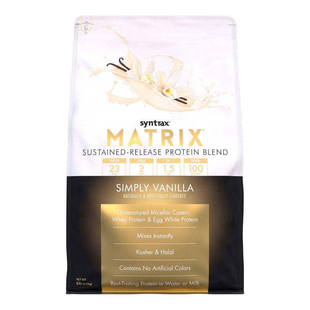 Matrix 5.0 Whey Protein (5lb) Simply Vanilla Syntrax