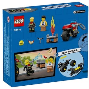 Lego CITY Motocicleta dos Bombeiros 60410