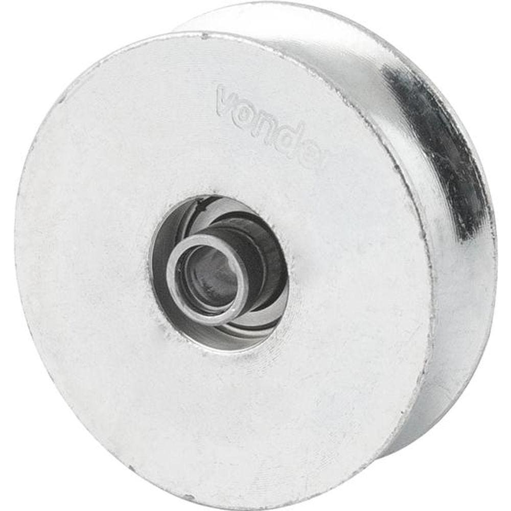Roldana p/ Portão 2.1/2”Tipo U Aço Zincado R.Bucha Vonder