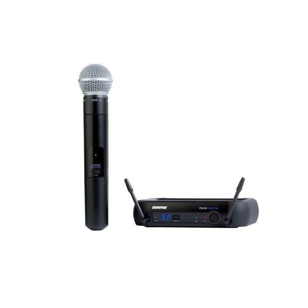 Microfone Shure Pgxd24Br/Pg58 Sem Fio Freq X8B