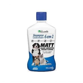 Shampoo E Condicionador Cão-gato 6 Em 1 Matt 500ml Kelldrin