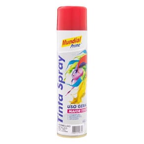 Tinta Spray Vermelho 400ml Mundial