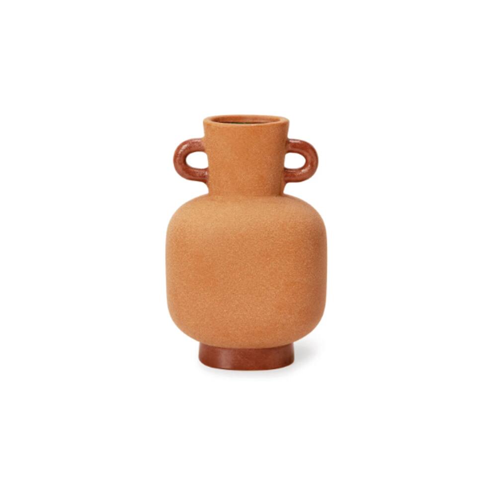 Vaso em Cerâmica Marrom - Mart