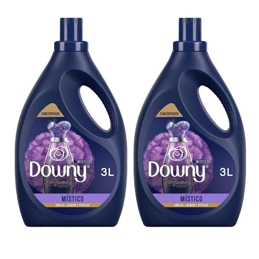 Kit 2 Amaciantes Concentrado Downy Perfume Collection Místico 3L cada