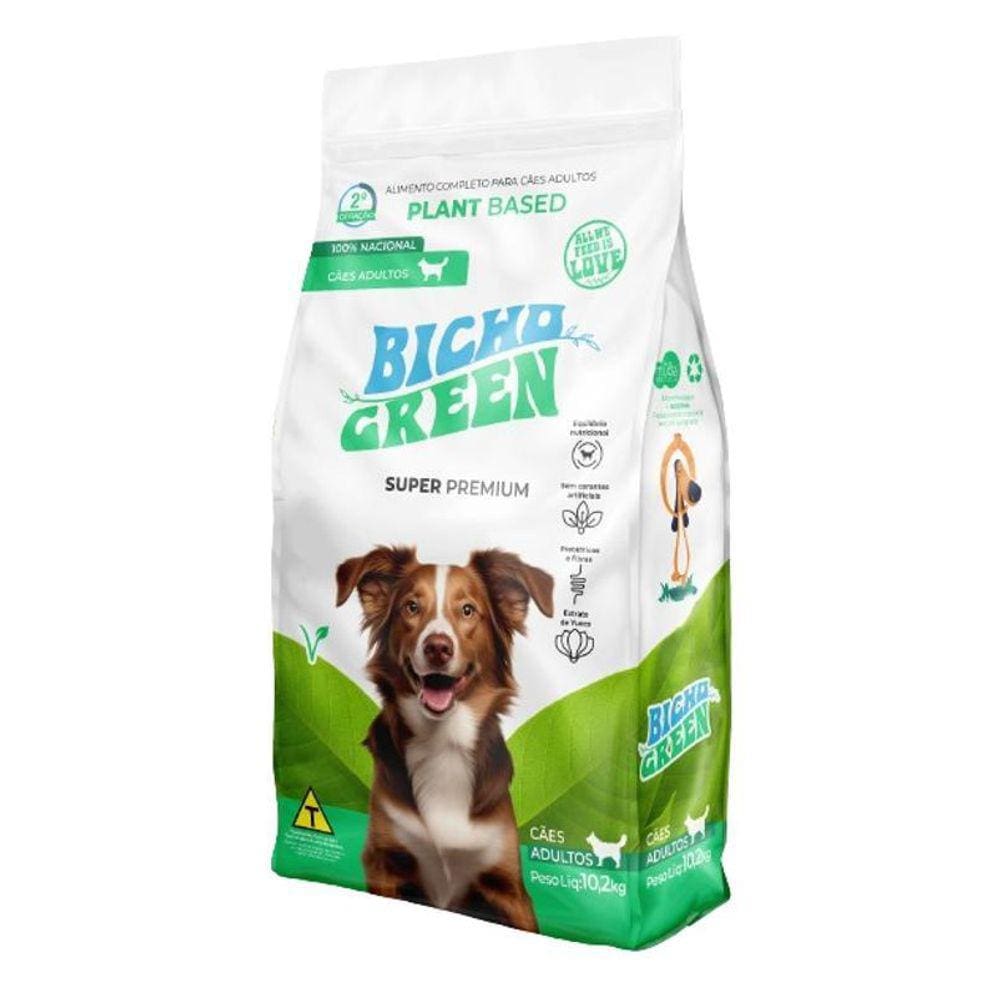 Cães - Ração Bicho Green Segunda Geração 10,2Kg