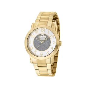 Relógio Champion Dourado Feminino Com Brilhos Lançamento +