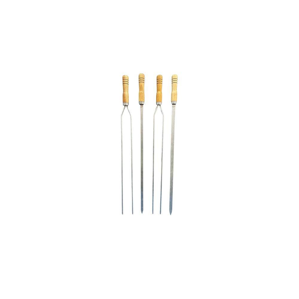 Kit Espeto Inox 85 Centímetros