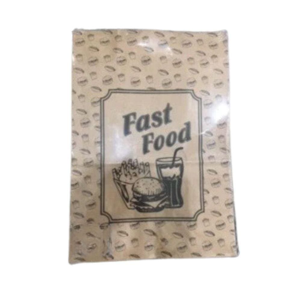 Embalagem Fast Food Kraft 10 Unidades