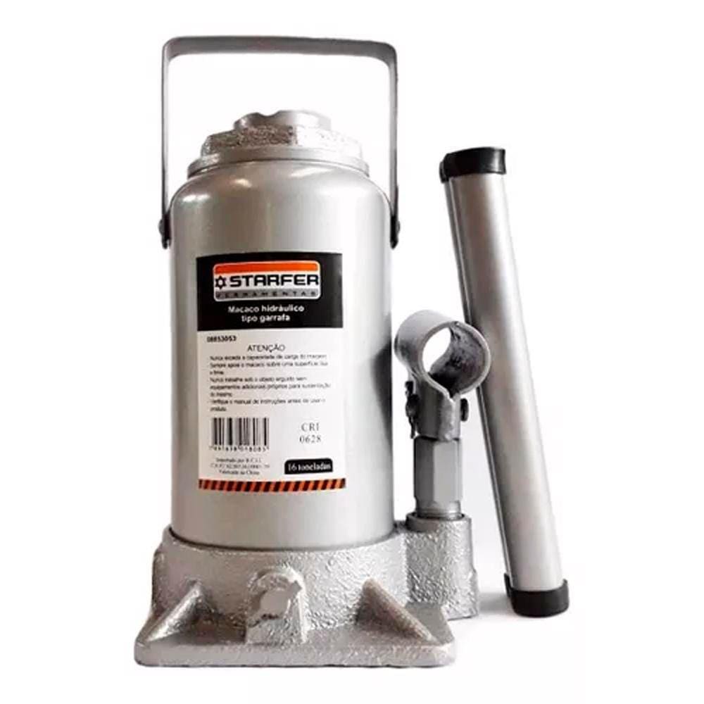 Macaco Hidráulico Tipo Garrafa 16 Toneladas - Starfer 8853053