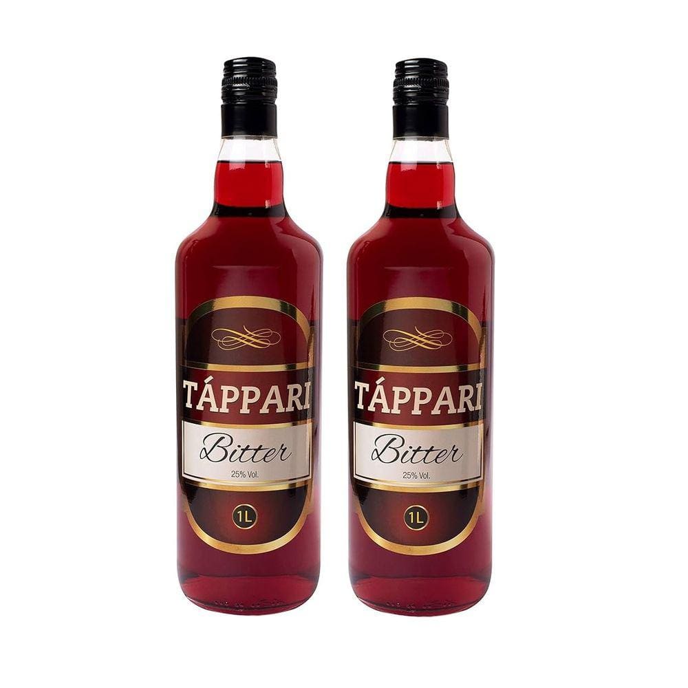 Kit Aperitivo Tappari Bitter Dom Tápparo 1000ml 2 unidades