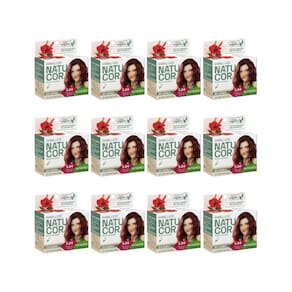 Coloraçao Natucor 5.64 Cast Claro Vermelho Acob-Kit C/12Un
