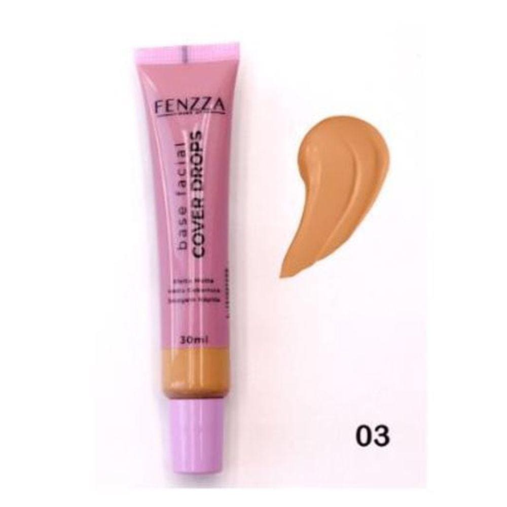 Base Facial Cover Drops Fenzza Cor 3
