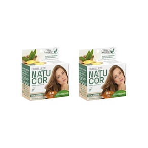 Coloraçao Natucor 8.0 Louro Claro-Kit C/2Un