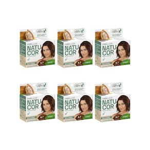 Coloraçao Natucor 6.7 Chocolate-Kit C/6Un