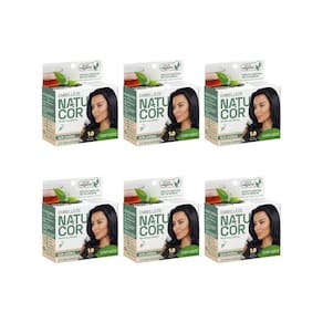 Coloraçao Natucor 1.0 Preto Natural-Kit C/6Un