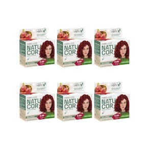 Coloraçao Natucor 6.66 Vermelho Cereja-Kit C/6Un