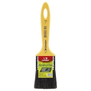Trincha Condor 714 2" Cerda Mista Preta - Embalagem com 12 Unidades