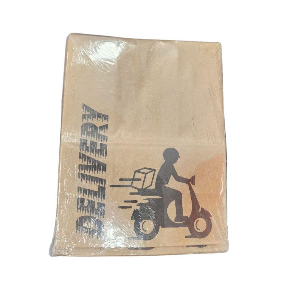 Saco Embalagem Delivery Kraft 50 Unidades