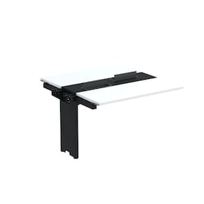 Complemento de Mesa Plataforma para Coworking para 2 Pessoas 130X140 Branco/Preto