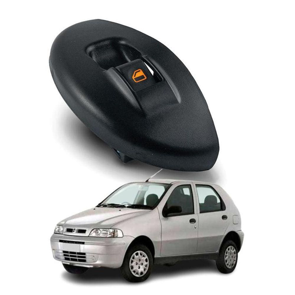 Interruptor Vidro Elét Diant Palio 01-04 Simples Led Âmbar