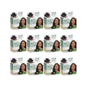 Coloraçao Natucor 2.0 Preto Suave-Kit C/12Un