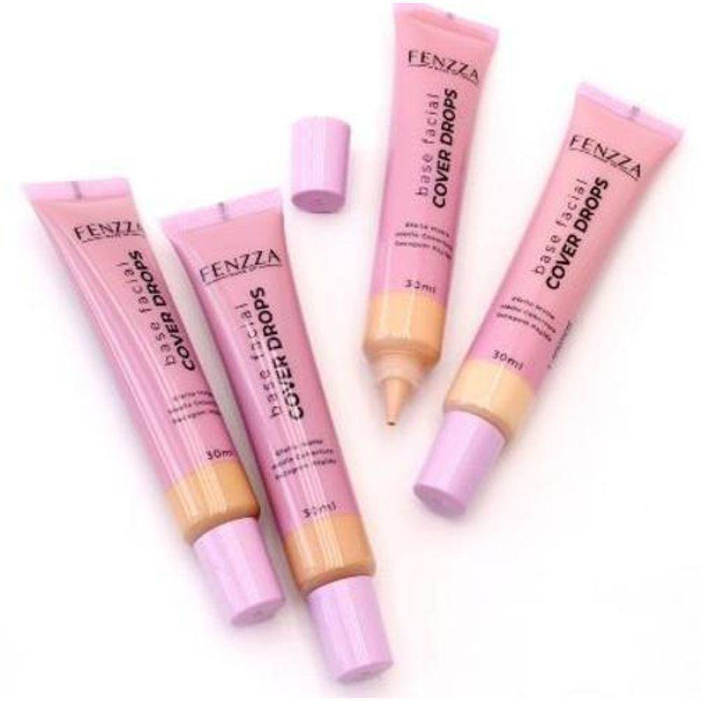 Base Facial Cover Drops Fenzza Cor 1