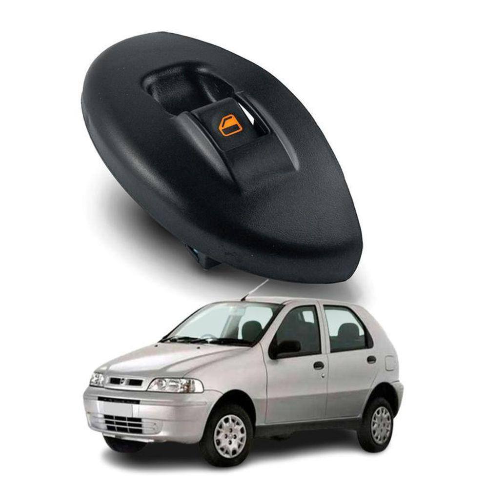 Interruptor Vidro Elét Diant Palio 01-04 Simples Led Âmbar