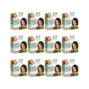 Coloraçao Natucor 6.7 Chocolate-Kit C/12Un