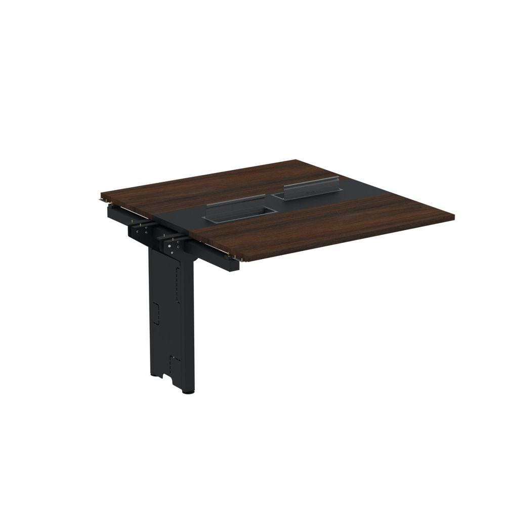 Complemento de Mesa Plataforma para Coworking para 2 Pessoas 140X140 Nogueira casablanco/Pbranco