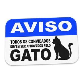 Tapete Decorativo Aprovados Pelo Gato
