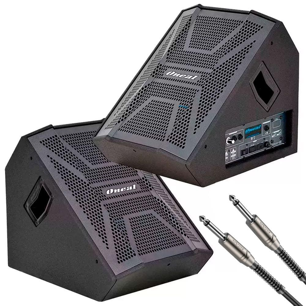 Kit 2 Caixas Ativas OPM-1312X 120Wrms Oneal 12 Polegadas