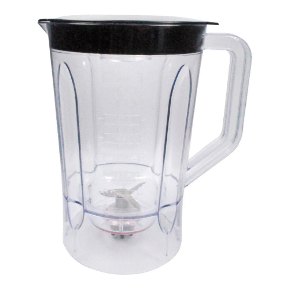 Copo Liquidificador Britânia Diamante 800/BLQ970 Turbo Cristal 1,5L Tampa Preta