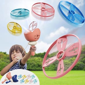 Brinquedo Flying Disc RaboSky para crianças de 2 a 13 anos com 2 lançadores