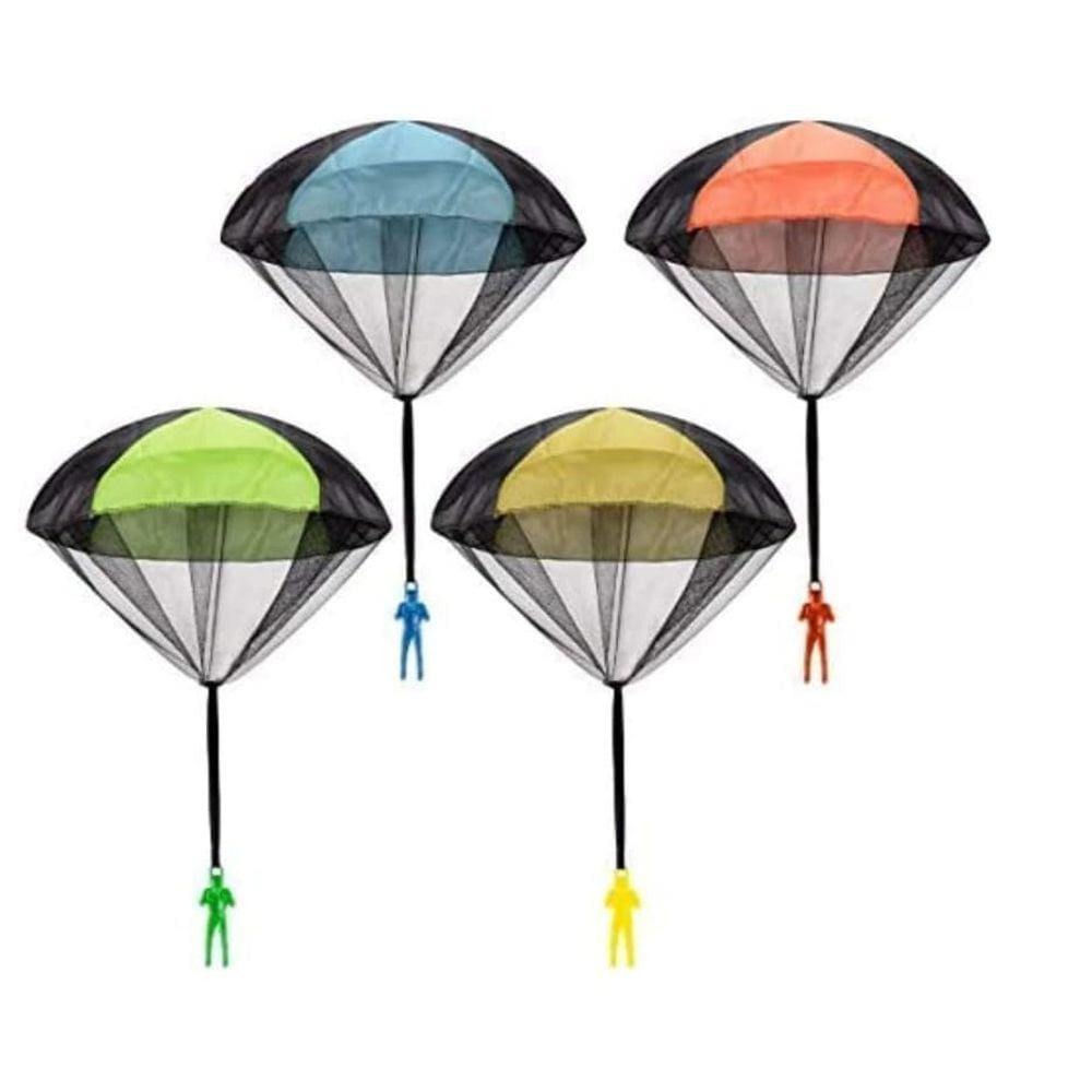 Brinquedo de paraquedas Elissi para crianças, jogando no parque ao ar livre (4 peças)