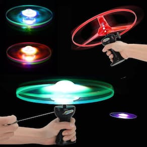 Toy Liberty importa discos voadores OVNI Light Up Rip Cord