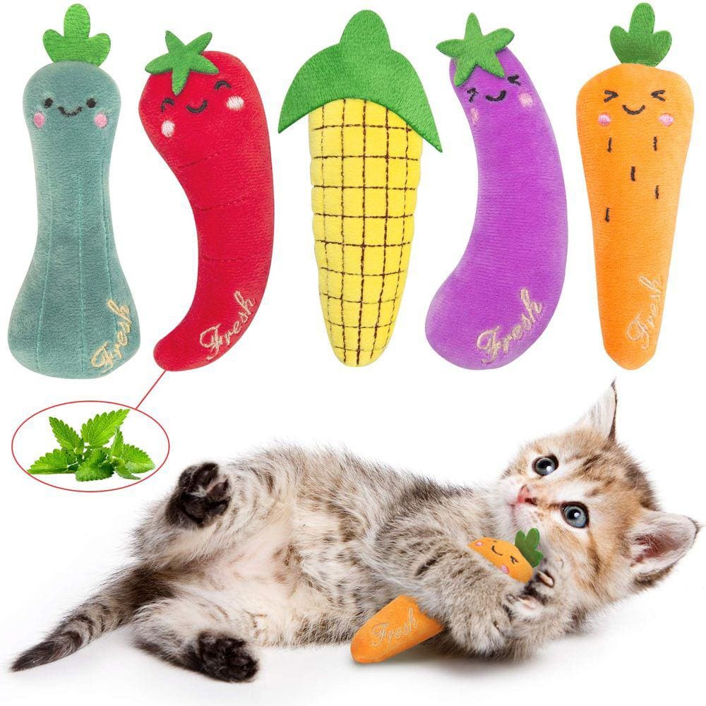 Brinquedos Catnip ETEKYER para gatos, dentição interna, limpeza, mastigação