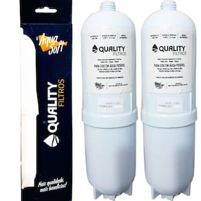 Kit 2 Filtro Refil Aqua Soft Compatível Purificador Água Soft Everest Plus Star Slim Fit Baby