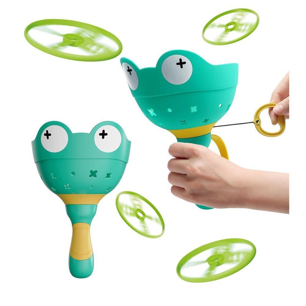 Outdoor Toys Fullware Disc Launcher, pacote com 2 unidades e 12 discos para crianças