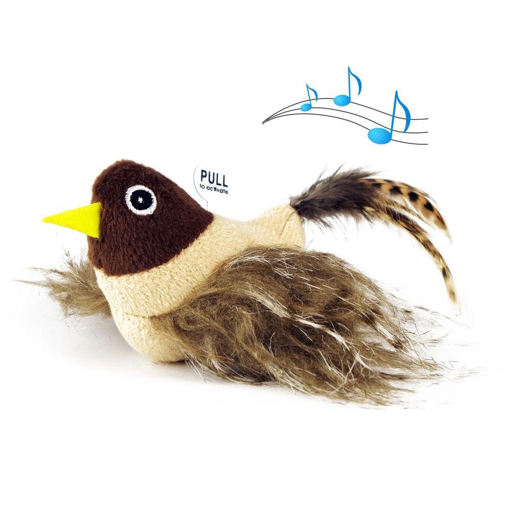 Brinquedo para gatos TTCat Catnip Matatabi Bird com som para gatos e gatinhos