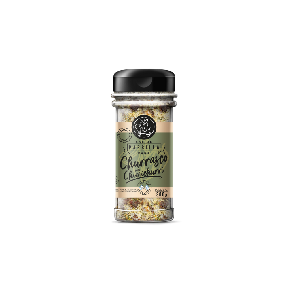 Sal de Parrilla com Chimichurri BR Spices Pote 300G
