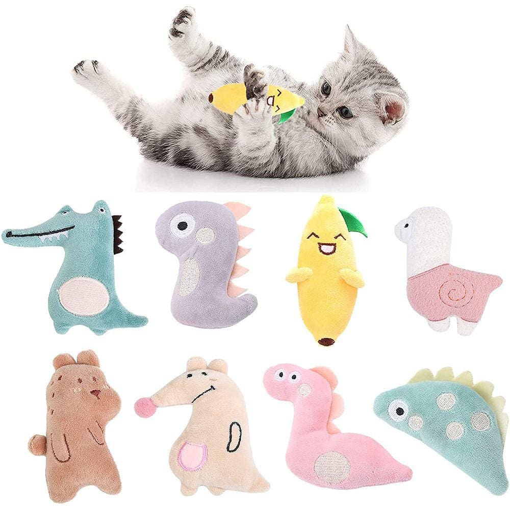 Catnip Toys Ctznxiy para gatos domésticos com conjunto de 8 peças Catnip