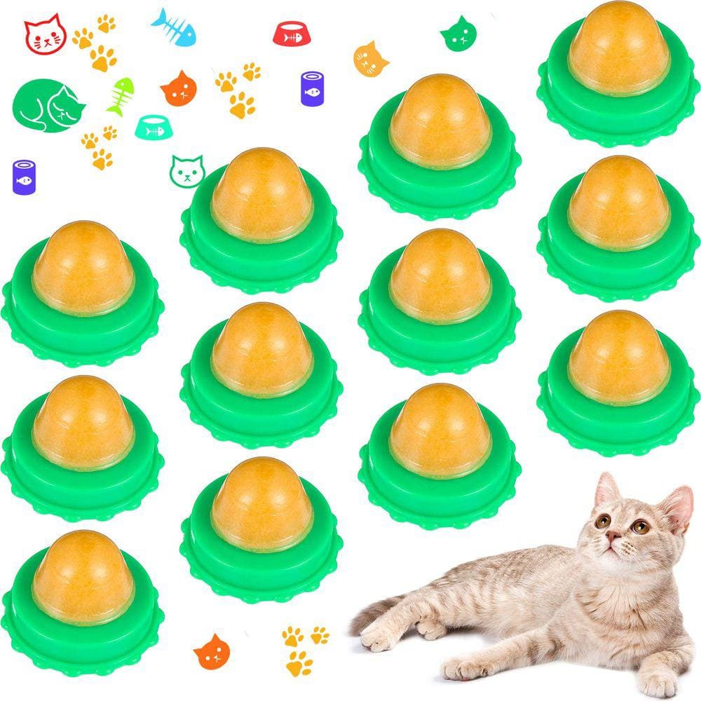 Brinquedo de erva-dos-gatos comestível Cat Snacks Candy Ball Lickable Sugar Ball