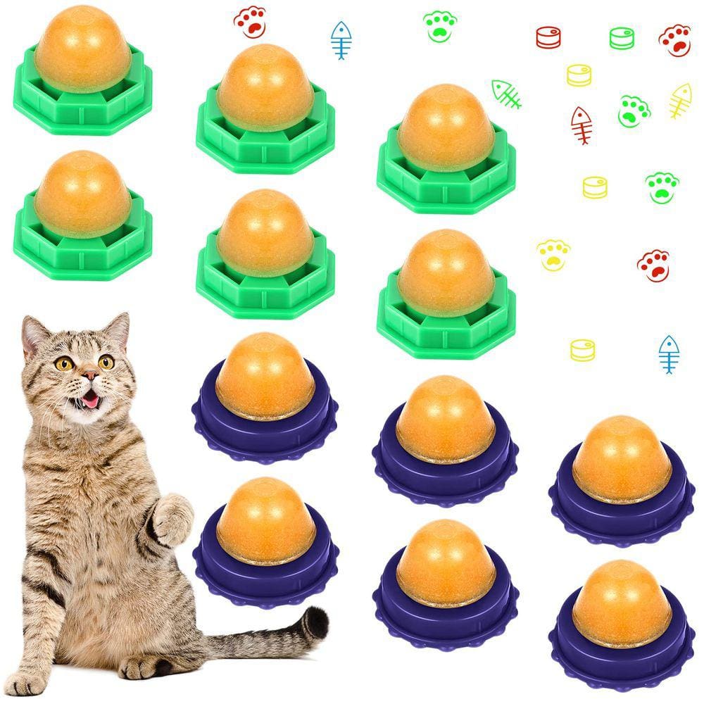 Cat Snacks Tinideya Licking Sugar Energy Ball Catnip 12 unidades