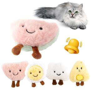 Pacote com 4 brinquedos Cat Toy Petinstinct Catnip Toys para gatos domésticos