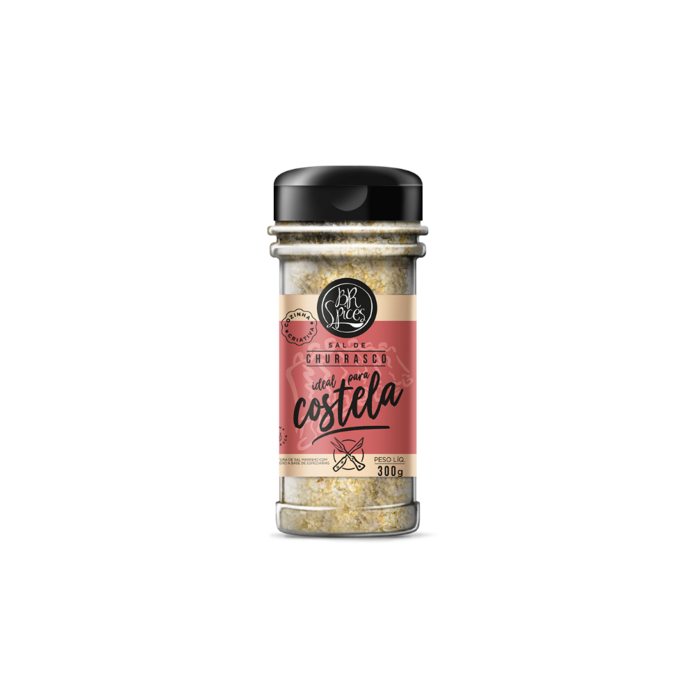 Sal Grosso para Costela BR Spices Pote 300G