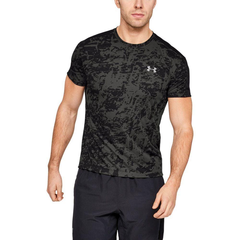 Camiseta de Corrida Masculina Under Armour Speed Stride Printed - Preto - P