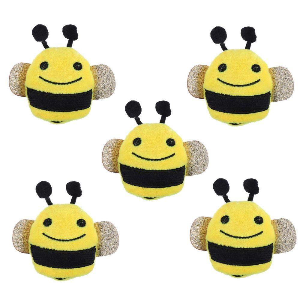 Brinquedos Catnip POPETPOP em forma de abelha para limpeza de dentes de gatos