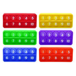 Fidget Toy Proweber Ten Frame Pop Math para crianças de 3 a 5 anos