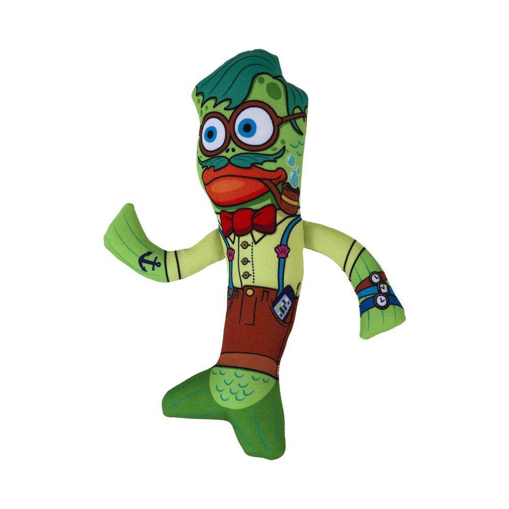 Cat Toy Fat Cat Fish Hipster Kicker com tela durável Catnip